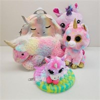 Unicorn Plush Toys & Rainbow Purse Bags - POP IT +