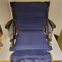 Blue stadium chair