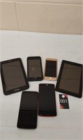 Nonworking assorted phones and tablets
