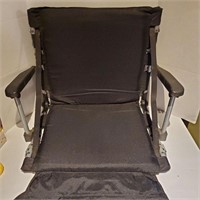 Black stadium chair