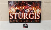 66th Annual Sturgis Rally Metal Sign