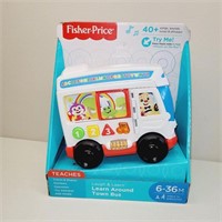 NEW Fisher Price Learn Around Town Bus 6-36 M