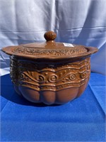 Brown Stoneware Baking Dish