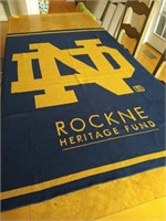 Notre Dame Rockne Heritage & Faribo Wool Blanket