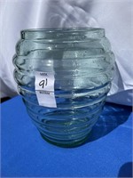 Vintage Blown Glass Bee Hive Vase