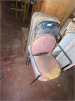 5 Folding Chairs & 1 Standing Chair (damaged)