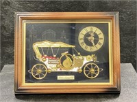 Vintage Linden 1910 Touring Car Clock