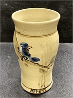 Hand Made Signed Pottery Vase