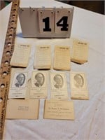 Vintage Election items marked 1910 and 1913