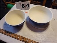 2 Tupperware Mixing Bowls.