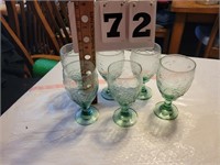 6 Water Goblets