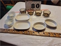 Hall Pottery , Pyrex and Anchor Hocking