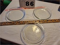 3 Anchor Hocking Pie Plates