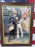 World War One recruiting print
