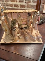Cornhusk Nativity Set