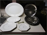 Six Serving Trays/Plates