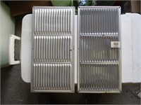 (2) Metal Vent Covers