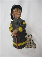 FRUMPS Resin Fireman Figurine