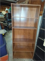 Wooden 5 Shelf Bookcase