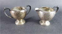 FISHER Sterling Silver Cream and Sugar Set