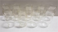 (9) Glass Candle Chimneys