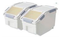 LISM 2 Pack Dog Food Storage Container