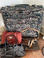 Suitcase and Purses