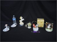 MUSICAL STATUES,CANDLE STICK HOLDERS & MORE