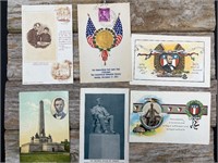 Vintage President Abraham Lincoln postcards
