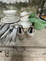 Lot of Corelle and Fire King Dishes