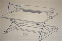 SHW 36" Over Desk Height Adjustable Standing Desk