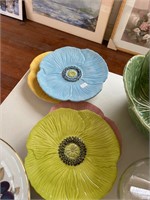 Flower Plates and Cabbage Bowls