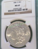 1881 s MS 63 NGC Morgan Dollar - $ 89 CPG