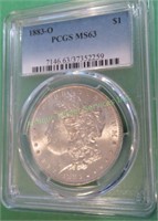 1883 o MS 63 PCGS Morgan Dollar- $103 CPG