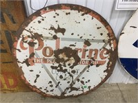 Polarine Round Porc Sign 42" SS