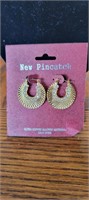 Gold Tone Earrings By New Puncatch