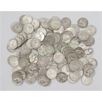 (100) Washington Quarters - 90% Silver Mix