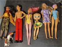 Assorted style Barbie and doll bundle