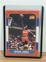 1986 Fleer Michael Jordan REPRINT Bulls Card