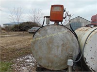 GRAY FUEL TANK WITH PUMP