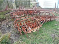 CASE 4 SECTION ROTARY HOE WITH 3PT CARRIER