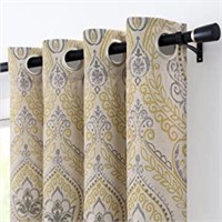 Damask Printed Curtains