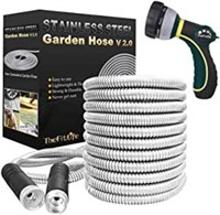 USED-Flexible Metal Garden Hose
