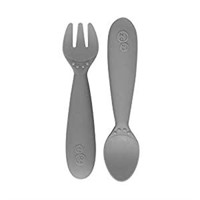 USED-Mini Utensils (Fork & Spoon in Gray)