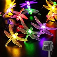 Dragonfly Solar String Lights Outdoor