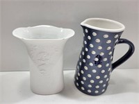 Vase & Pitcher, Made in W. Germany & Hungary