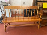 Plank Seat Deacons Bench
