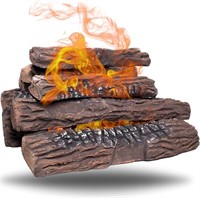 New $79 Natural Glo Large Gas Fireplace Logs