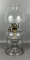 Antique Dual Handled Oil Lamp