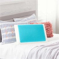 New Comfort Rev Blue Bubble Gel + Memory Pillow